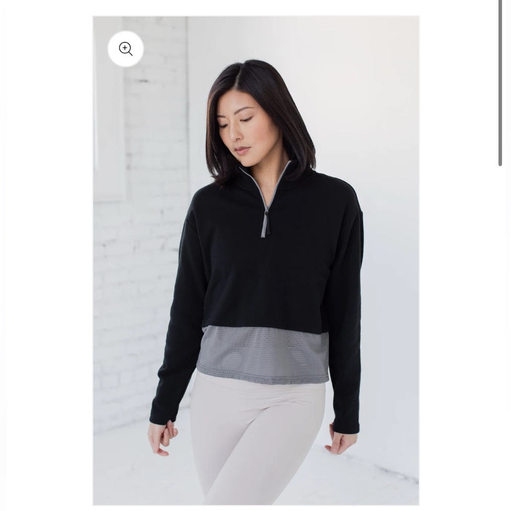 Black and Gray Women's Top